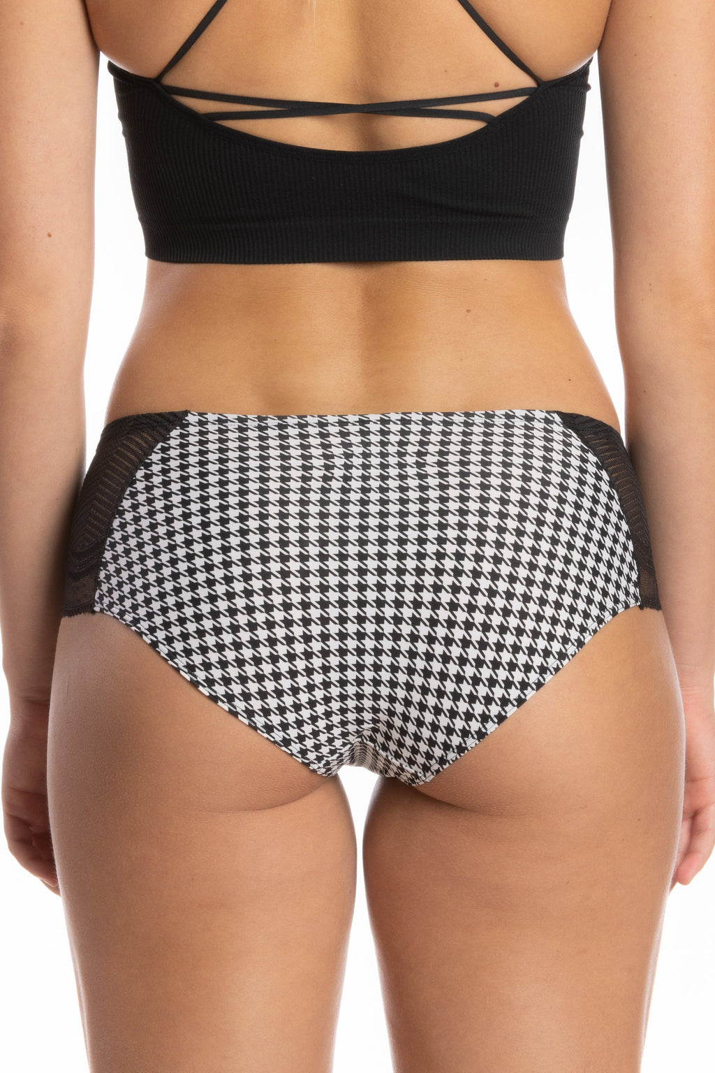 The Canine's Canine | Houndstooth Lace Bikini - Shinesty