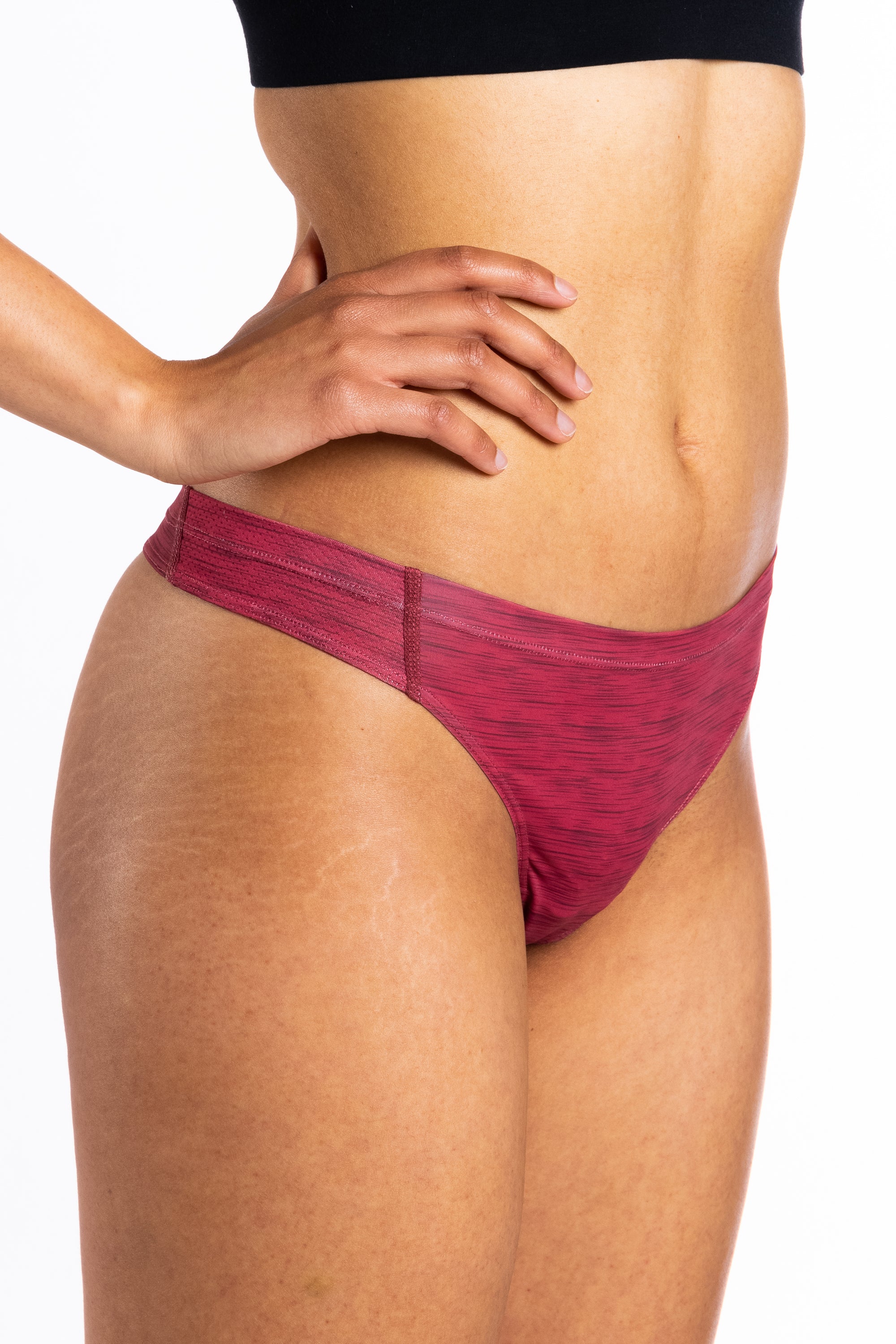 The Chili Pepper | Dark Red paradICE™ Cooling Thong - Shinesty
