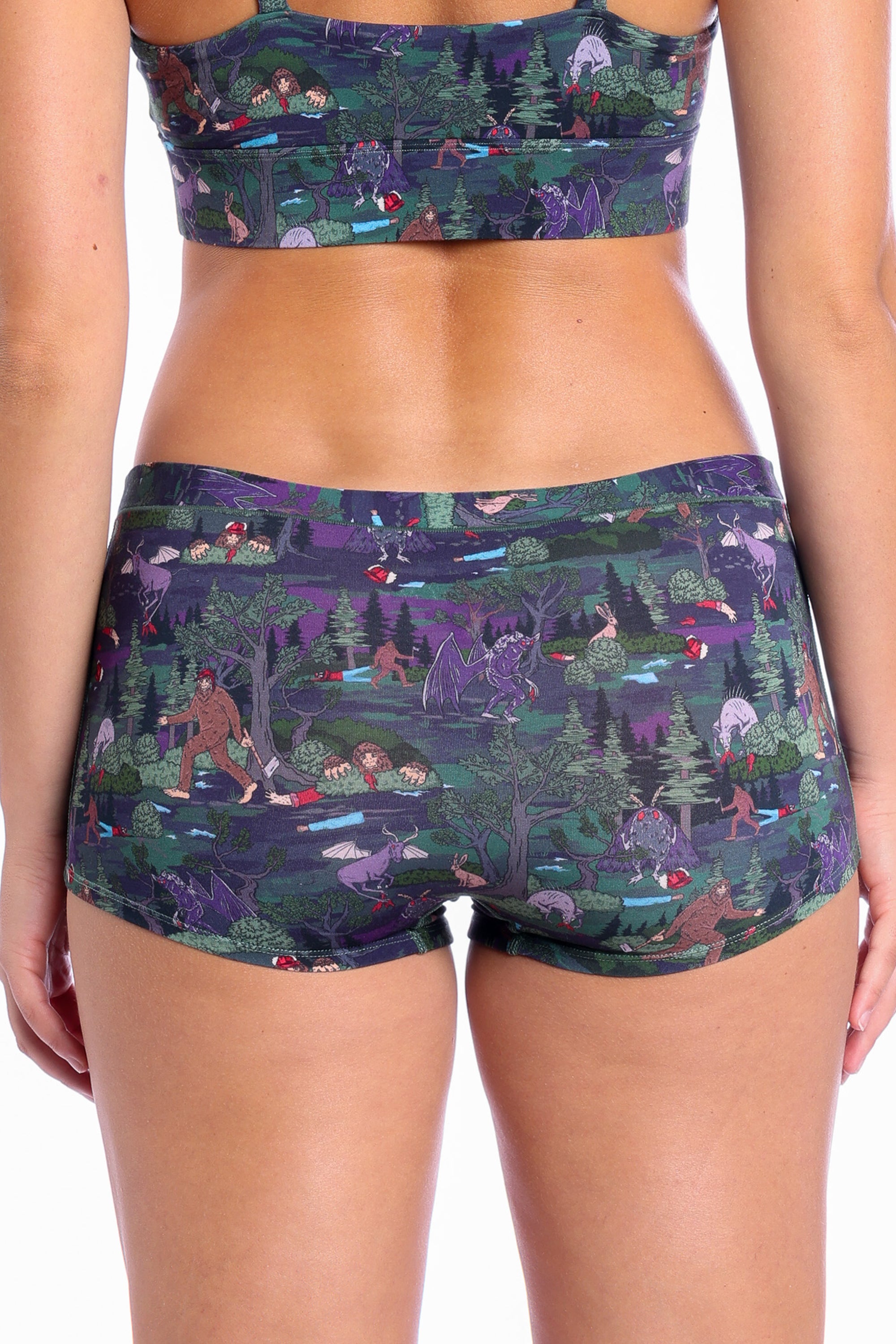 The Cryptids | Spooky Modal Boyshort Underwear - Shinesty