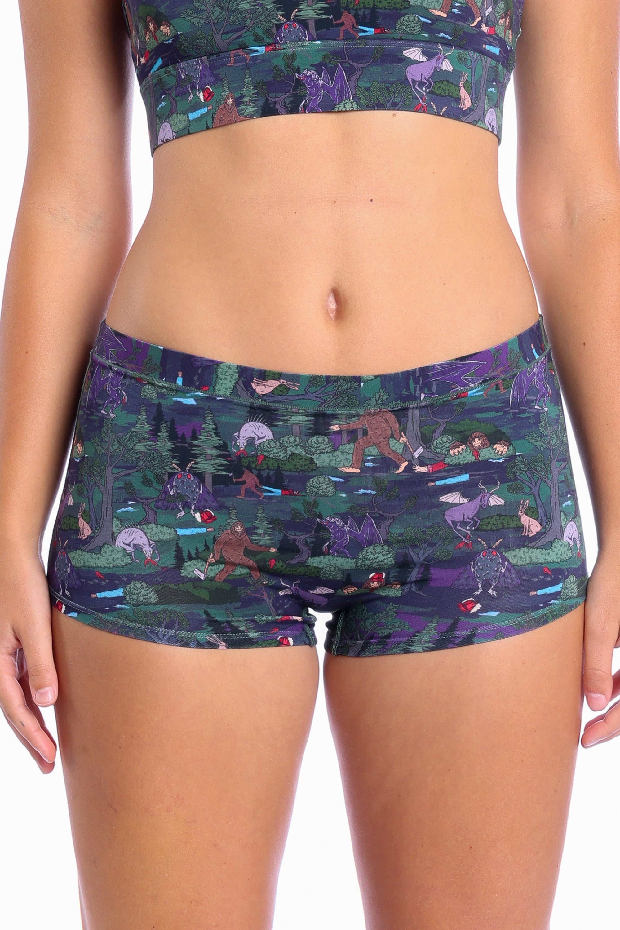 The Cryptids | Spooky Modal Boyshort Underwear - Shinesty
