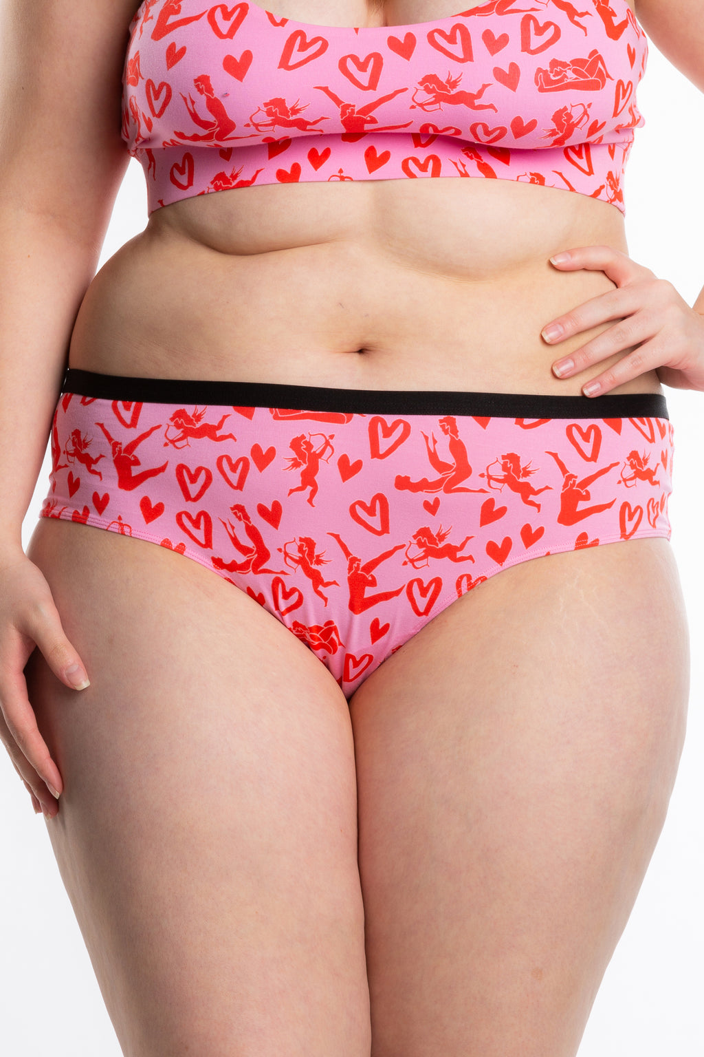 The Cupid Shuffle | Glow in the Dark Valentines Day Cheeky Underwear - Shinesty
