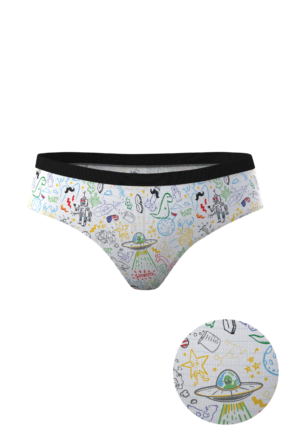 The Daily Detention | Doodle Cheeky Underwear - Shinesty