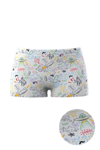 The Daily Detention | Doodle Modal Boyshort Underwear - Shinesty
