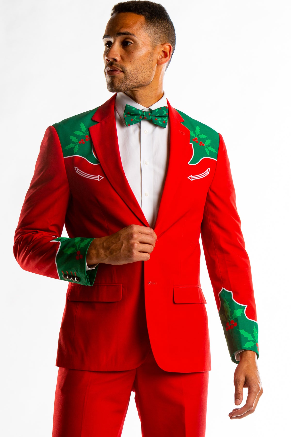 The Devout Desperado | Western Ugly Christmas Suit - Shinesty