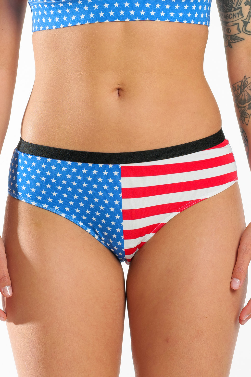The Ellis Island | USA Flag Cheeky Underwear - Shinesty