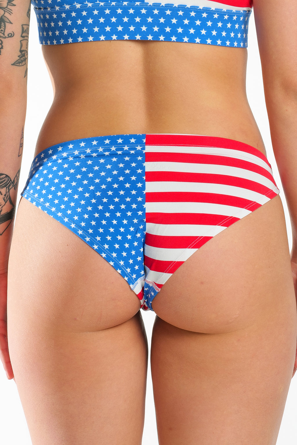 The Ellis Island | USA Flag Modal Bikini Underwear - Shinesty
