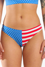 The Ellis Island | USA Flag Modal Bikini Underwear - Shinesty