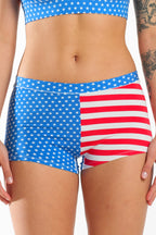 The Ellis Island | USA Flag Modal Boyshort Underwear - Shinesty