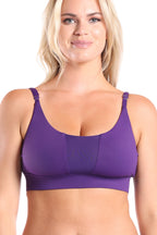 The Emperor | Dark Purple paradICE™ Boob Hammock™ Cooling Bralette - Shinesty