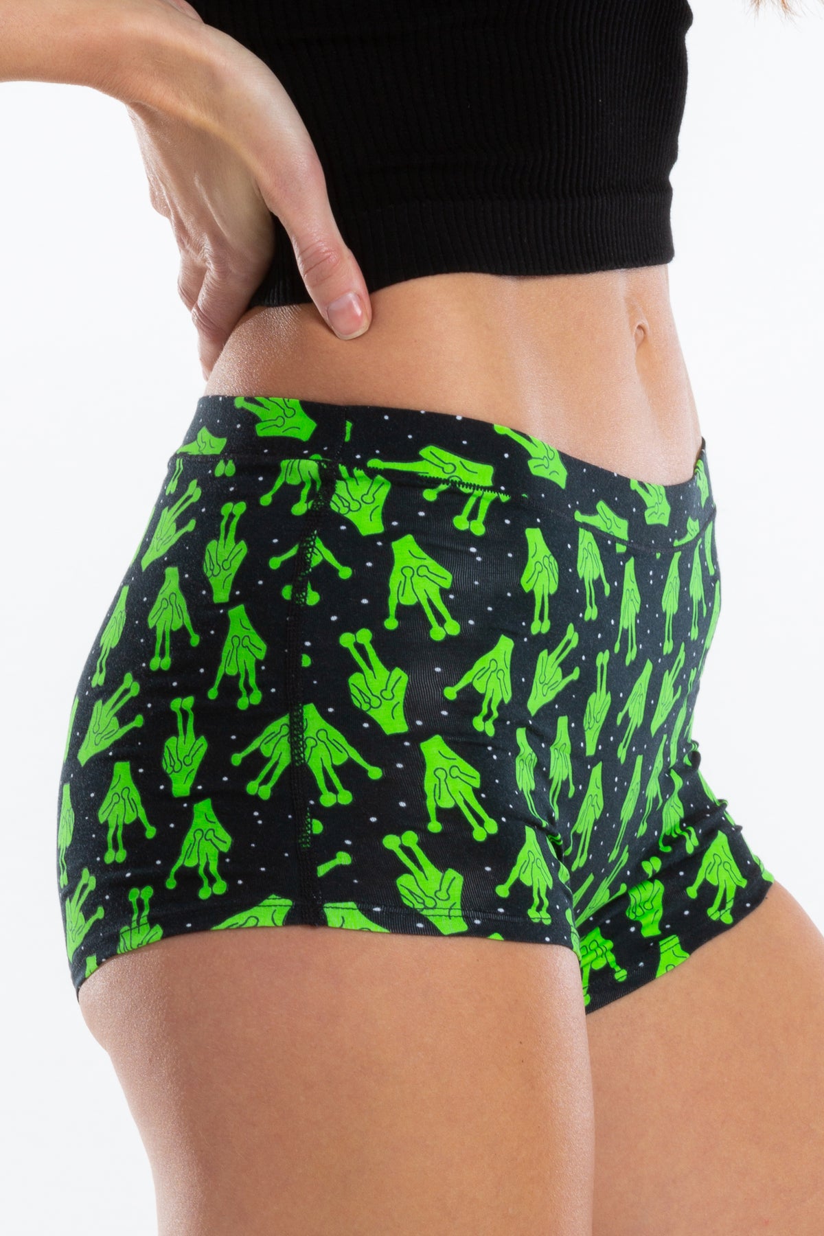 The Foreign Phalange | Alien Hands Modal Boyshort Underwear - Shinesty