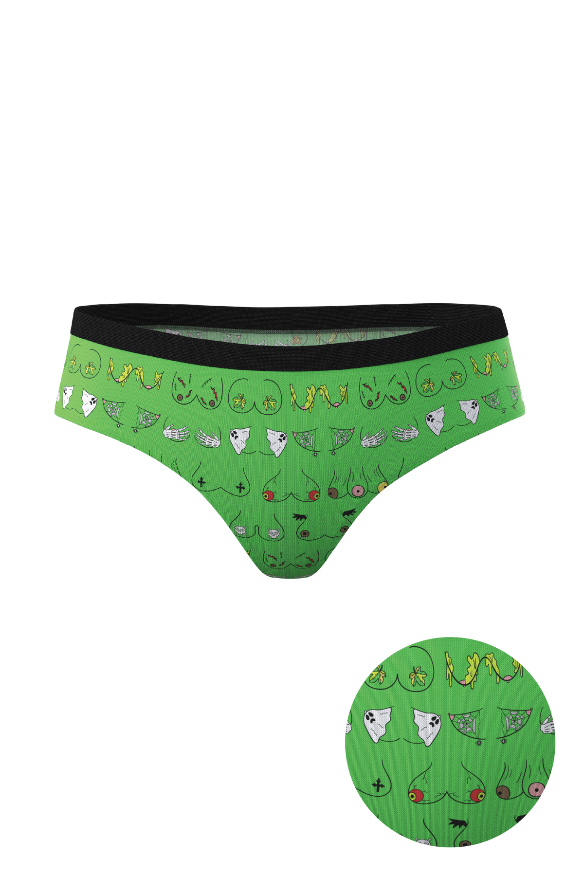 The Haunted Honkers | Halloween Bust Cheeky Underwear - Shinesty