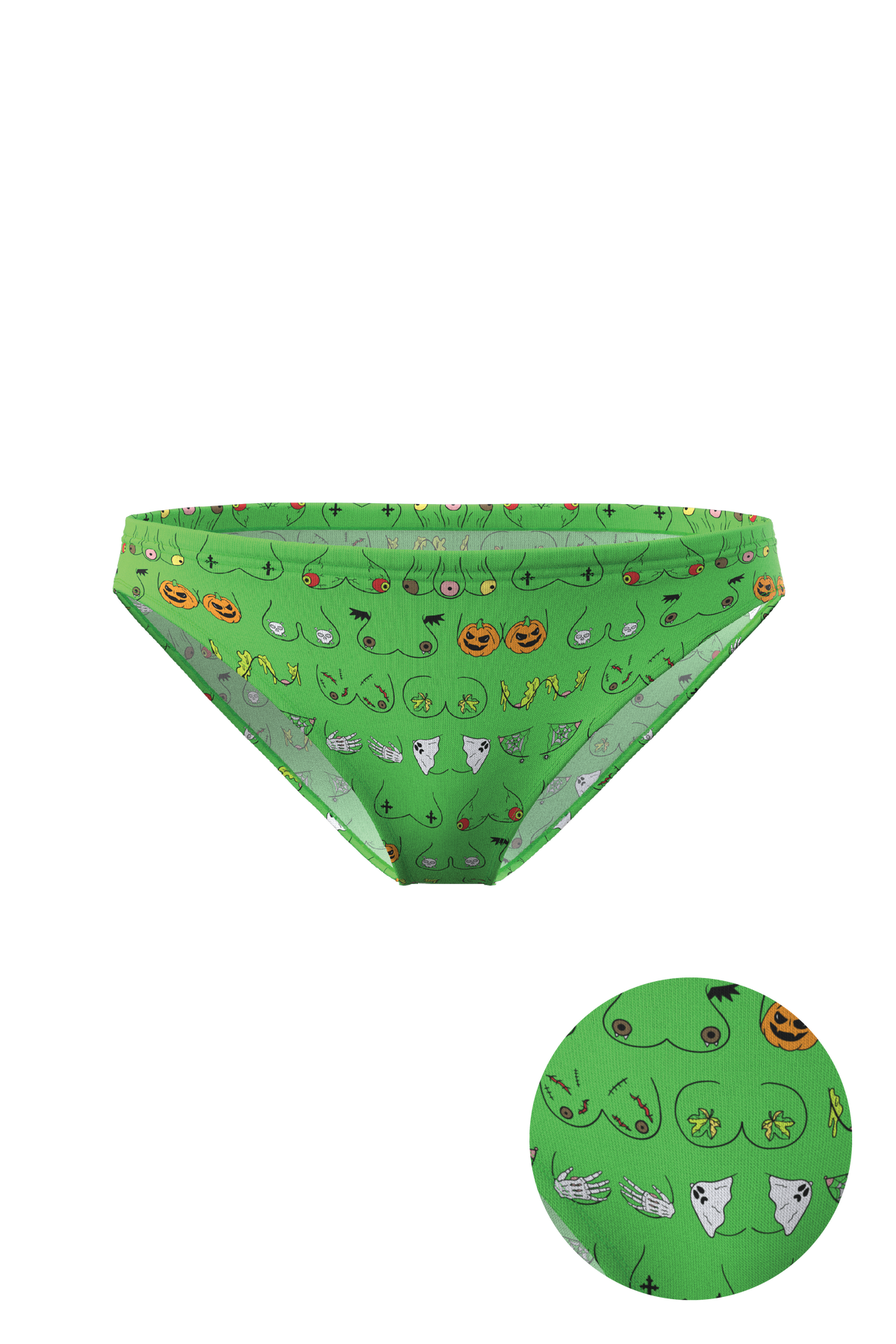The Haunted Honkers | Halloween Bust Modal Bikini Underwear - Shinesty