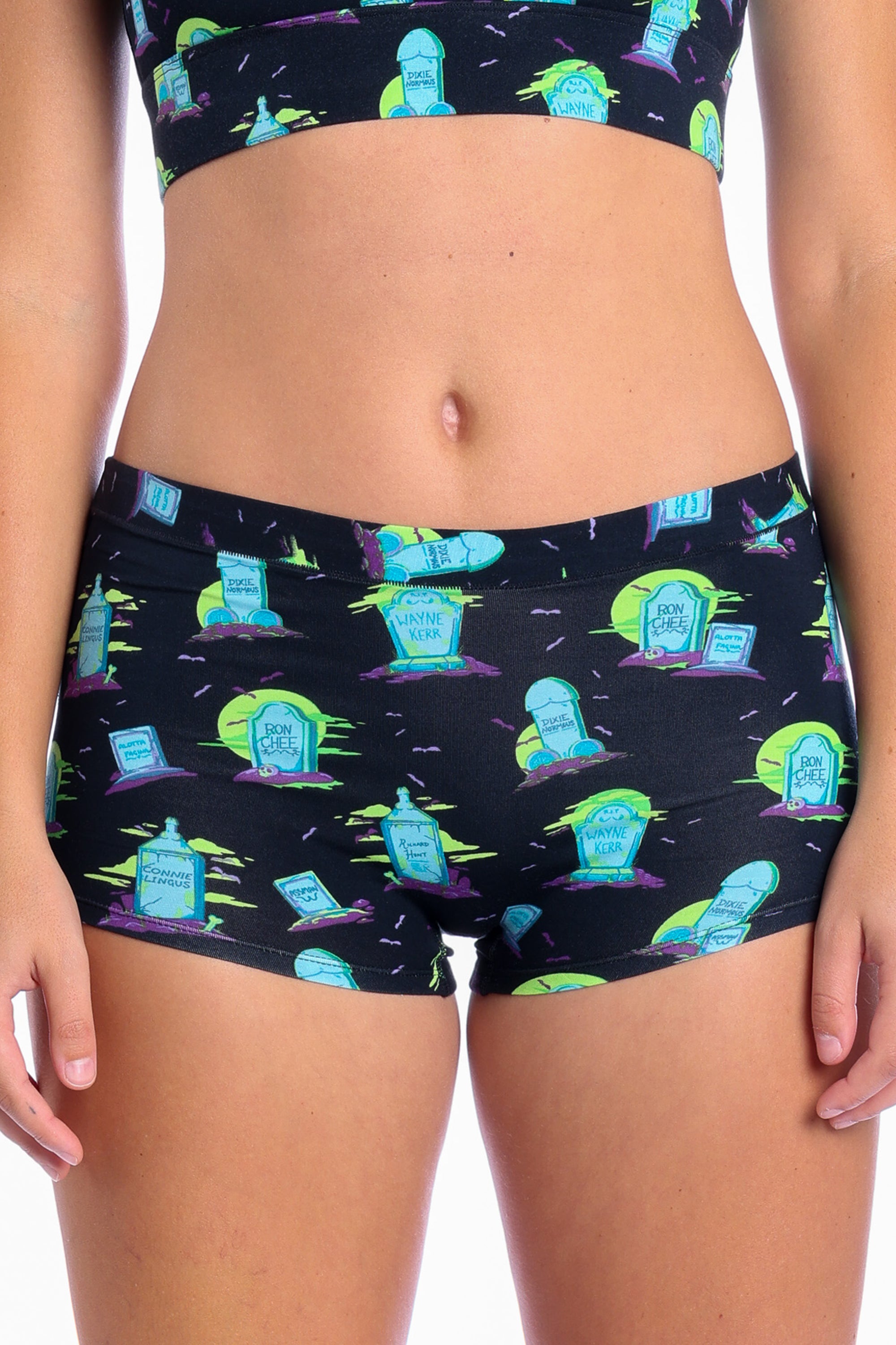 The Headstone | Tombstone Modal Boyshort Underwear - Shinesty