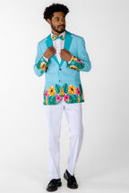 The Hibiscus Honeymoon | Floral Hawaiian Suit - Shinesty