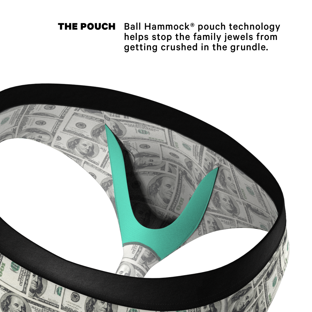 The High Roller | Money Ball Hammock® Pouch Underwear Briefs - Shinesty