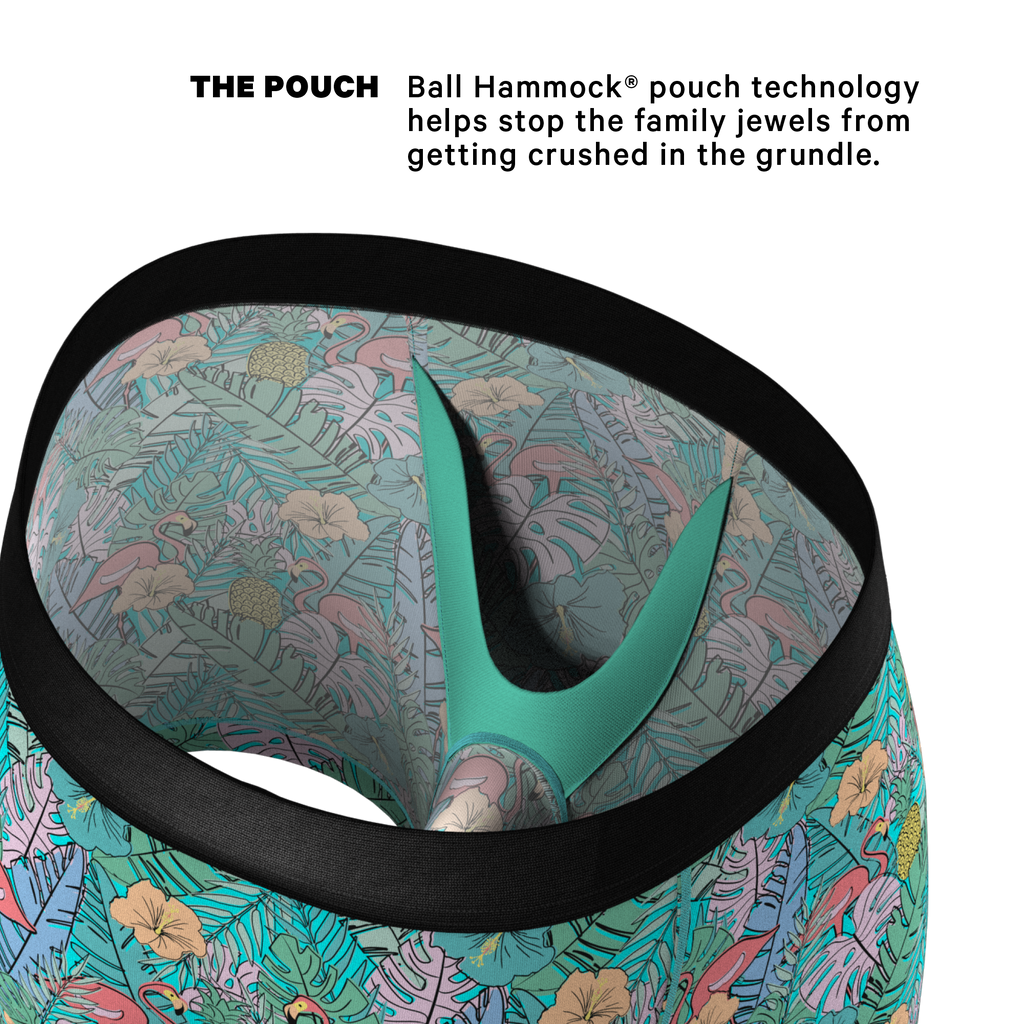 The Hot Tropic | Tropical Flamingo Ball Hammock® Pouch Underwear - Shinesty