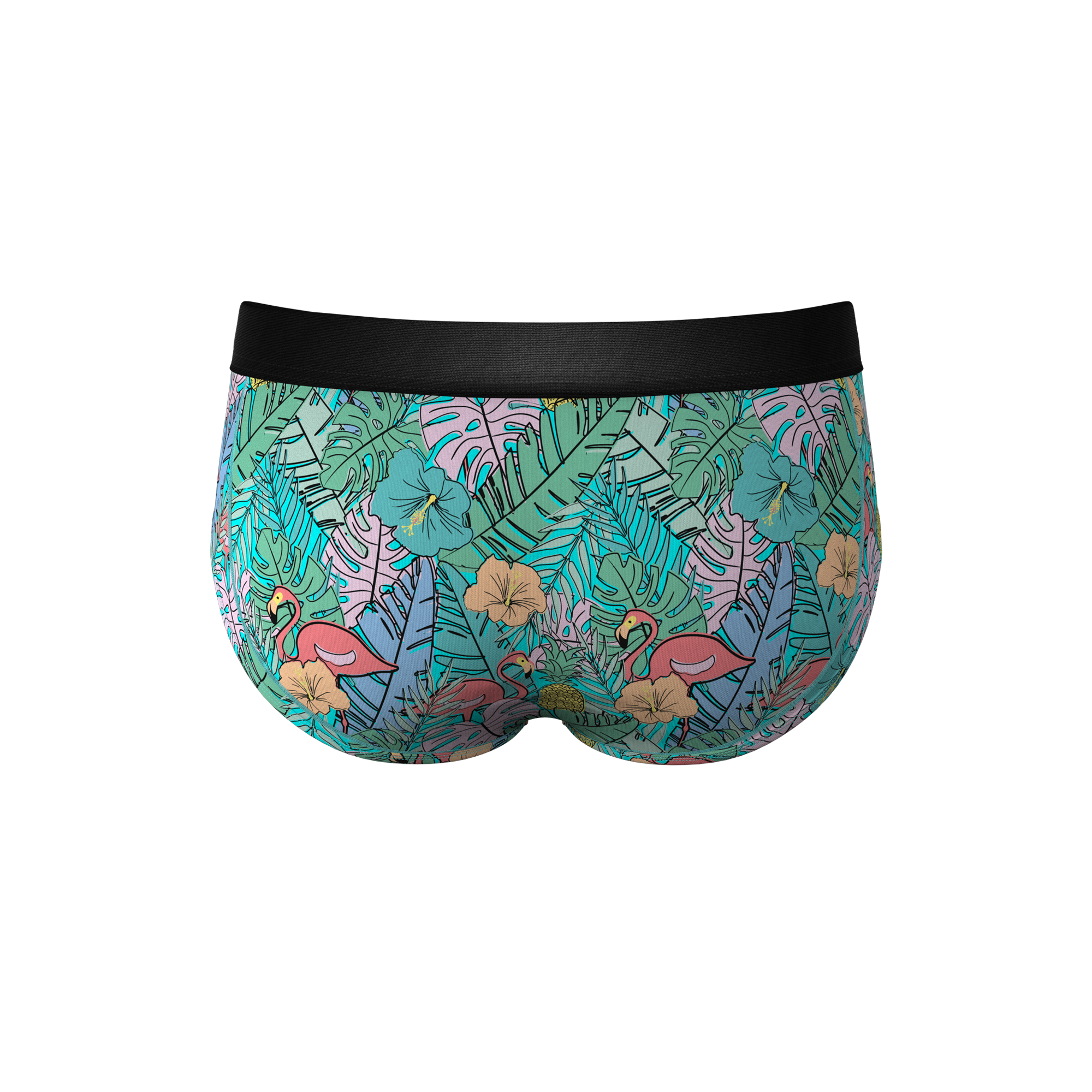 The Hot Tropic | Tropical Flamingo Ball Hammock® Underwear Briefs - Shinesty