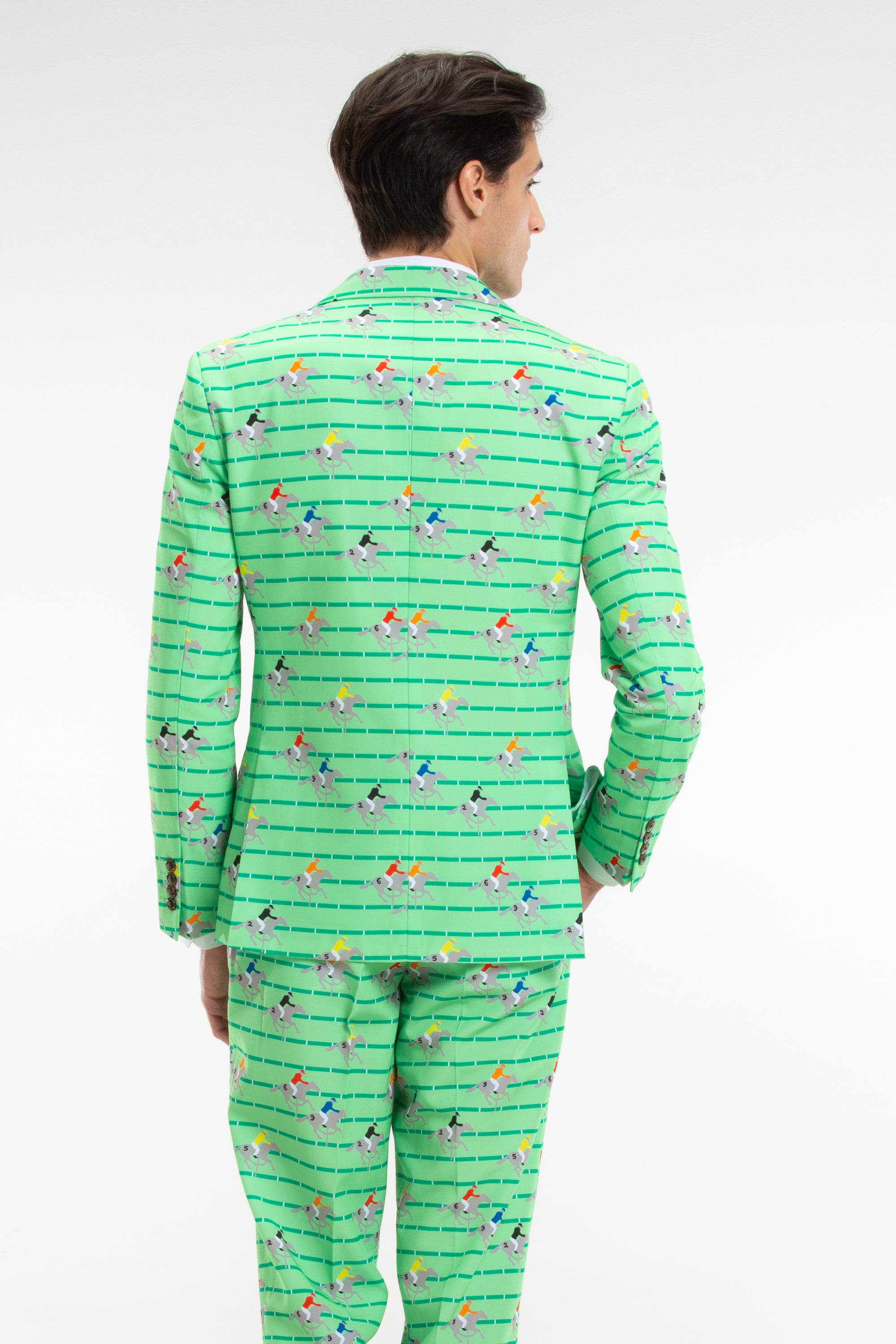 The Louisville | Derby Horse Racing Stripe Suit - Shinesty