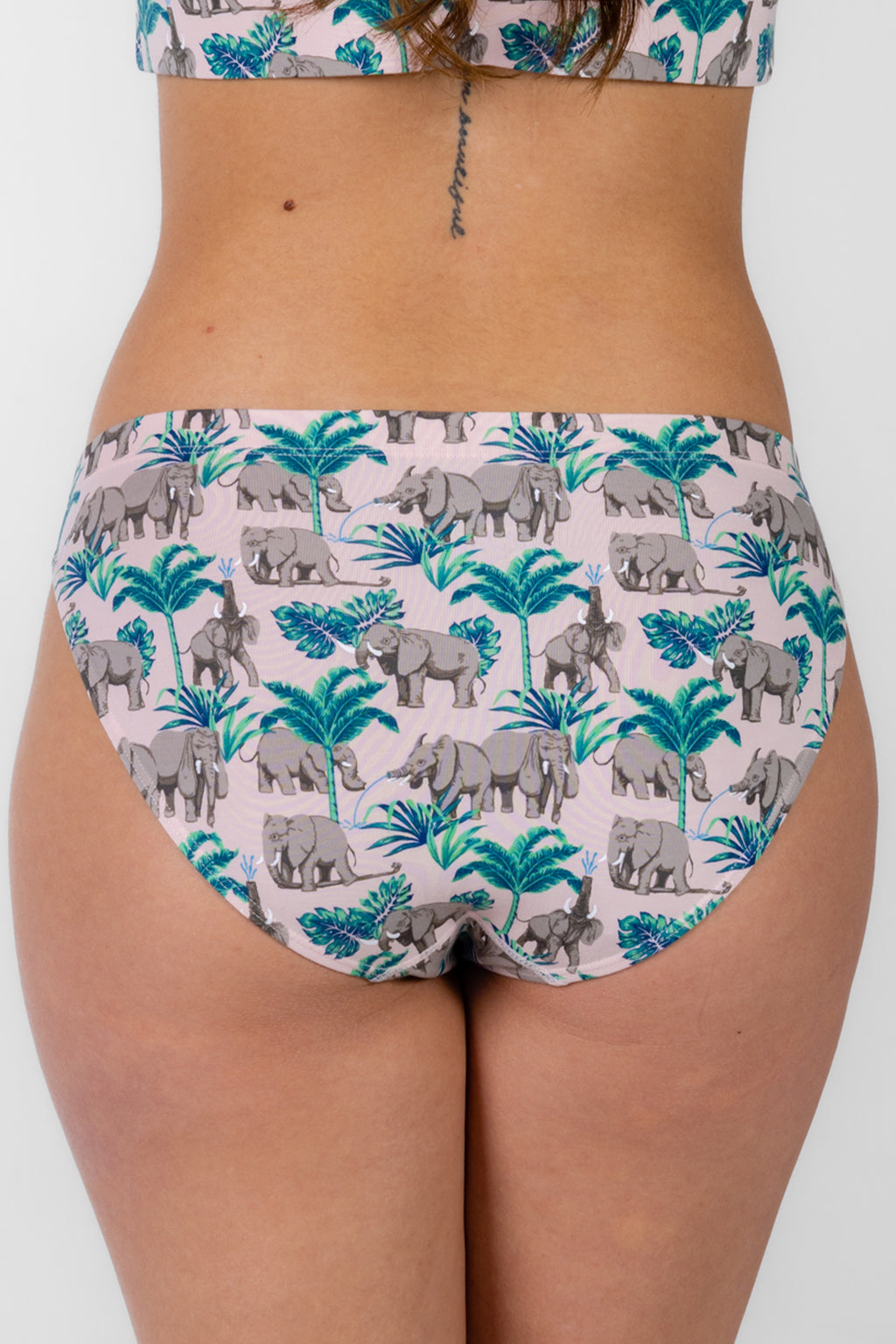 The Maximus | Tropical Elephants Modal Bikini Underwear - Shinesty