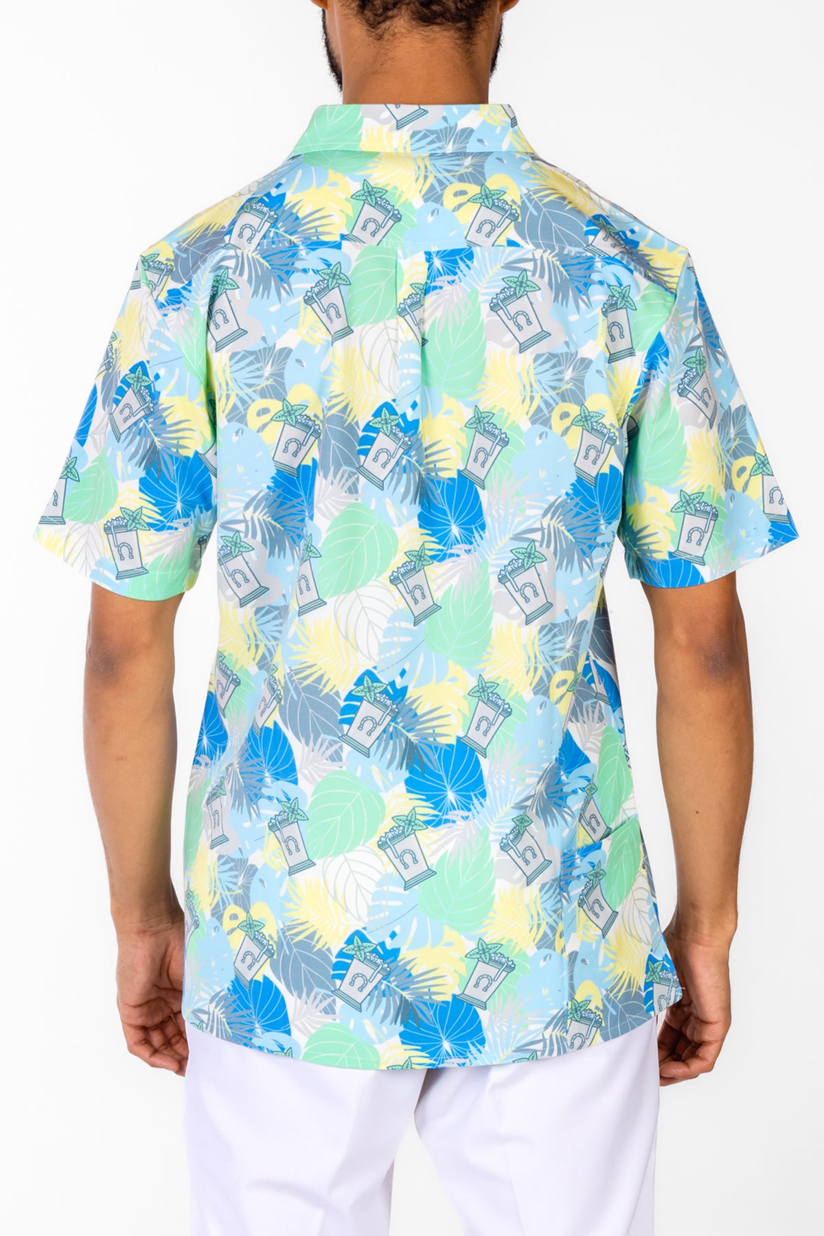 The Minty Fresh | Tropical Derby Hawaiian Shirt - Shinesty