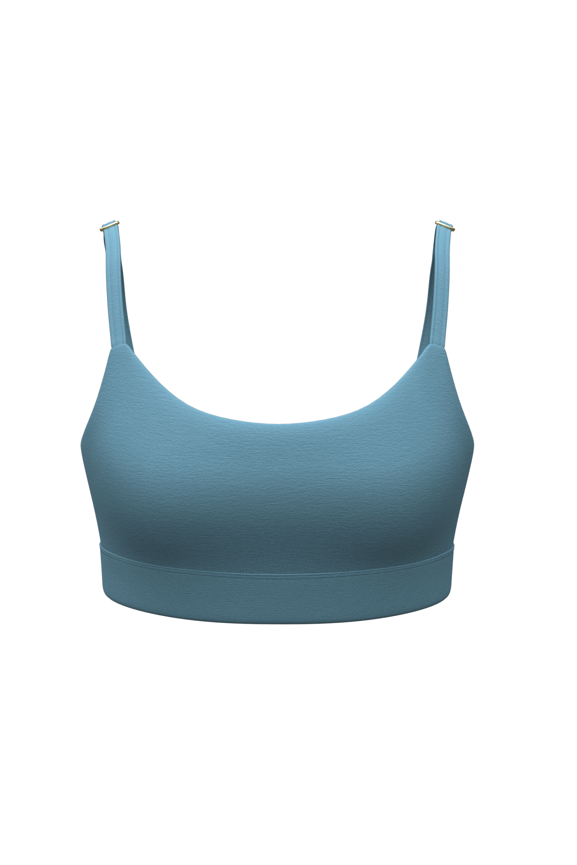 The Neptune | Slate Blue Boob Hammock™ Scoop Bralette - Shinesty