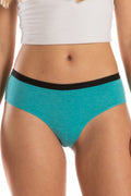 The Nerves of Teal | Teal Heather Cheeky Underwear - Shinesty