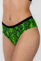 The Queen Cobra | Snakeskin Cheeky Underwear - Shinesty