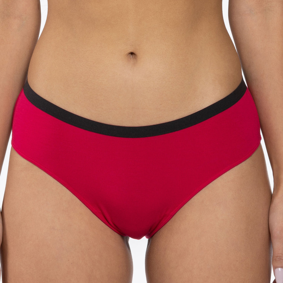 The Red Velvet | Dark Red Cheeky Underwear - Shinesty