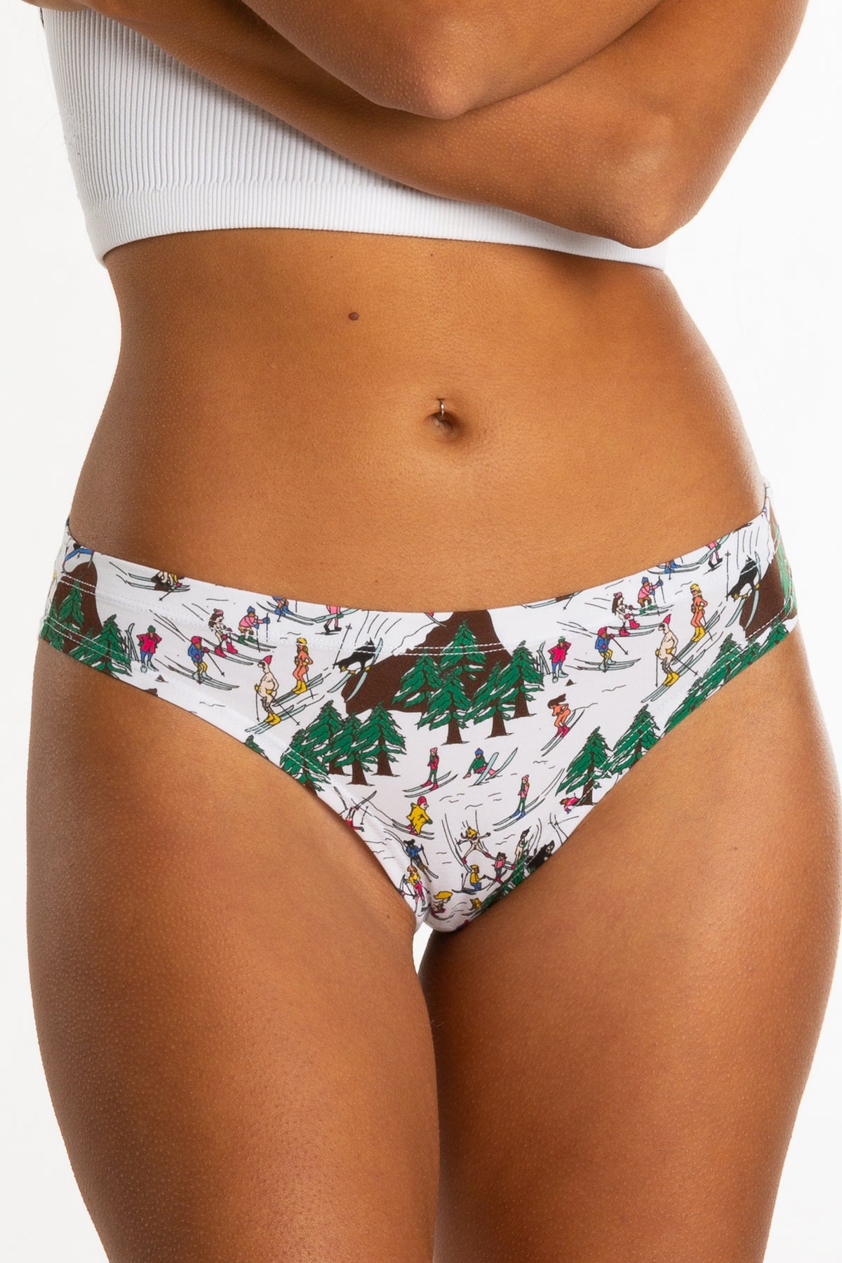 The Rosy Cheeks | Skier Bikini Underwear - Shinesty