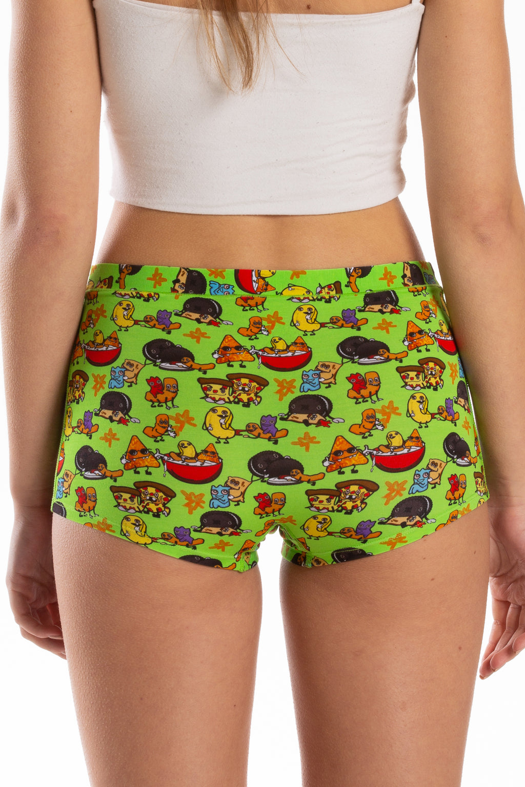 The Snackhanalia | Junk Food Modal Boyshort Underwear - Shinesty