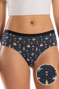 The Space Commando | Spaceship Print Cheeky Underwear - Shinesty