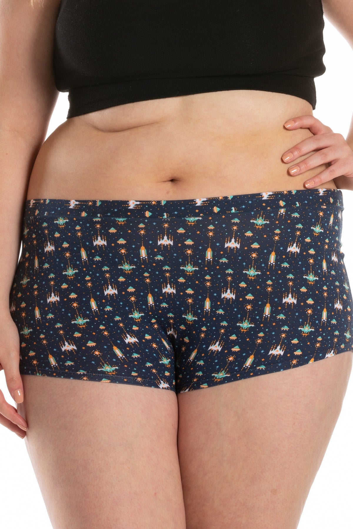 The Space Commando | Spaceship Modal Boyshort Underwear - Shinesty