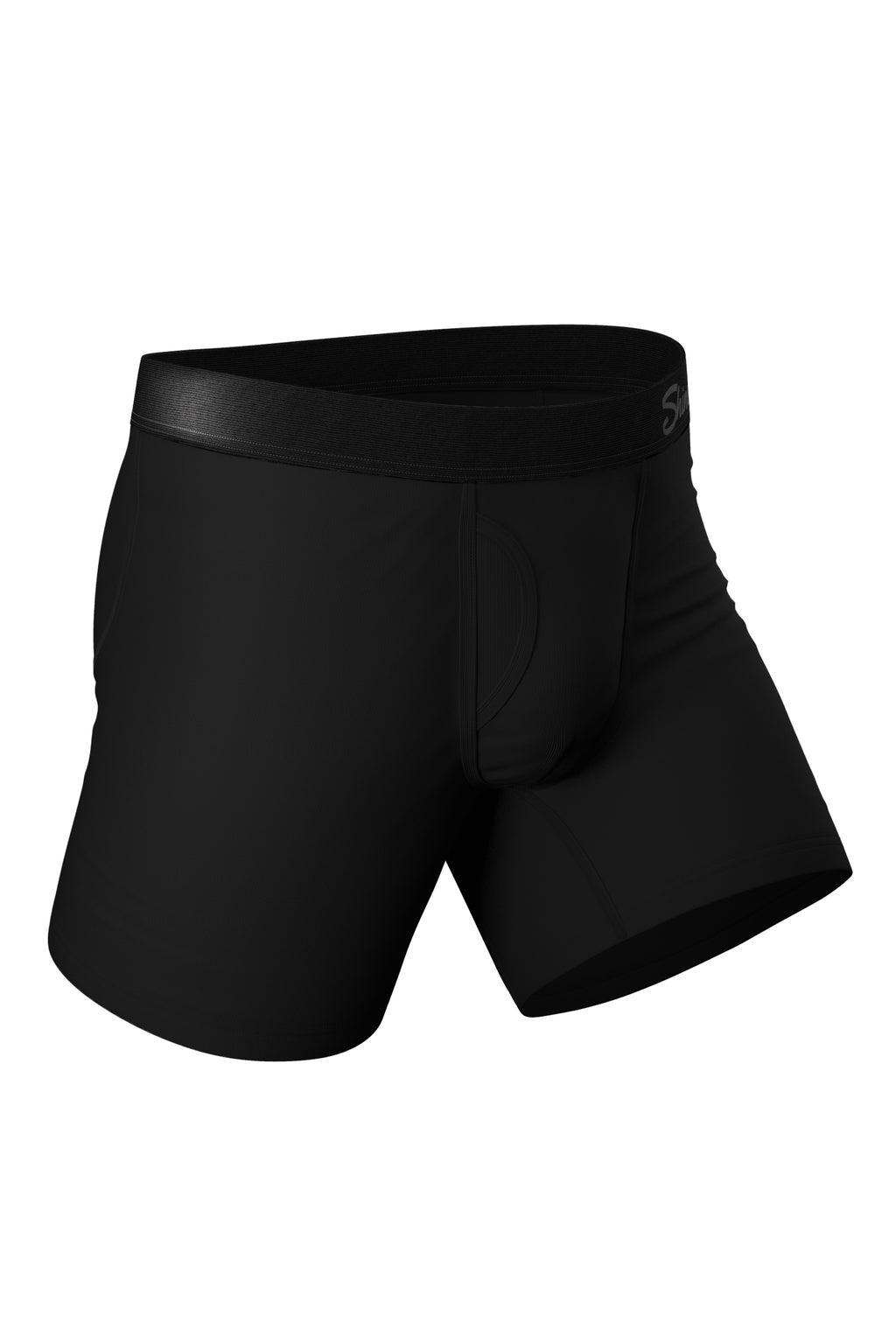 The Threat Level Midnight | Black Bikini and Ball Hammock® Boxer With Fly Matching Couples Underwear Pack - Shinesty