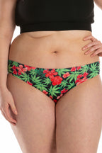 The Bongstera | Tropical Weed Modal Bikini Underwear - Shinesty