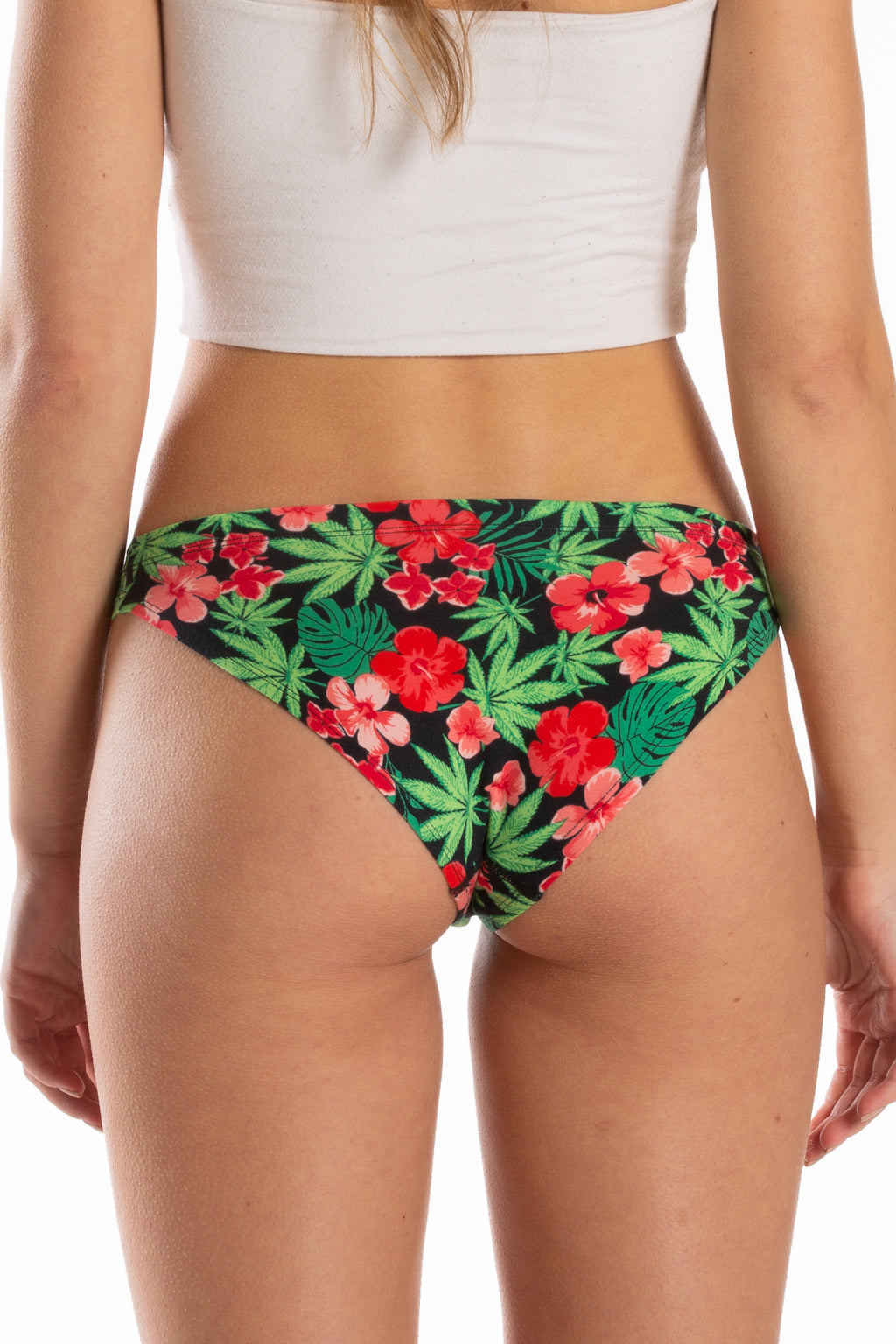The Bongstera | Tropical Weed Modal Bikini Underwear - Shinesty