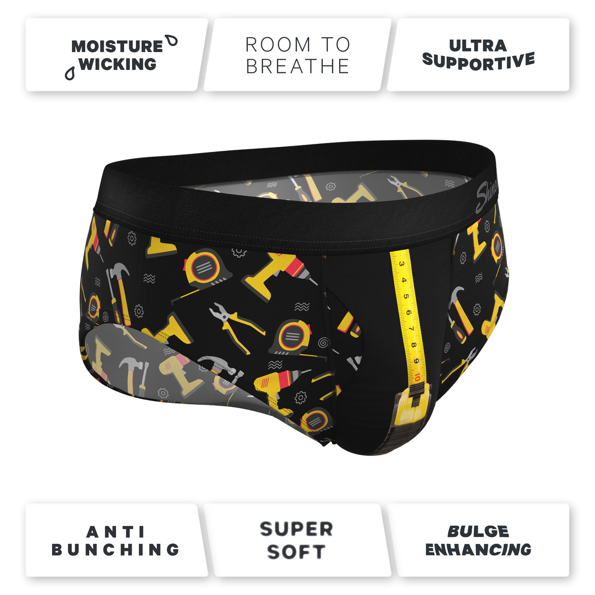 The Tool Kit | Tool Ball Hammock® Pouch Underwear Briefs - Shinesty