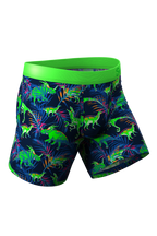 The Triceratop Bottoms | Tropical Dinosaur Printed Ball Hammock® Pouch Underwear - Shinesty