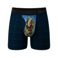 The Tyrant Lizard | Dinosaur Ball Hammock® Pouch Underwear With Fly - Shinesty