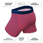 The US of A | USA Stripe Ball Hammock® Pouch Underwear With Fly - Shinesty