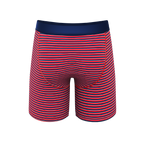 The US of A | USA Stripe Ball Hammock® Boxer - Long Leg - Shinesty
