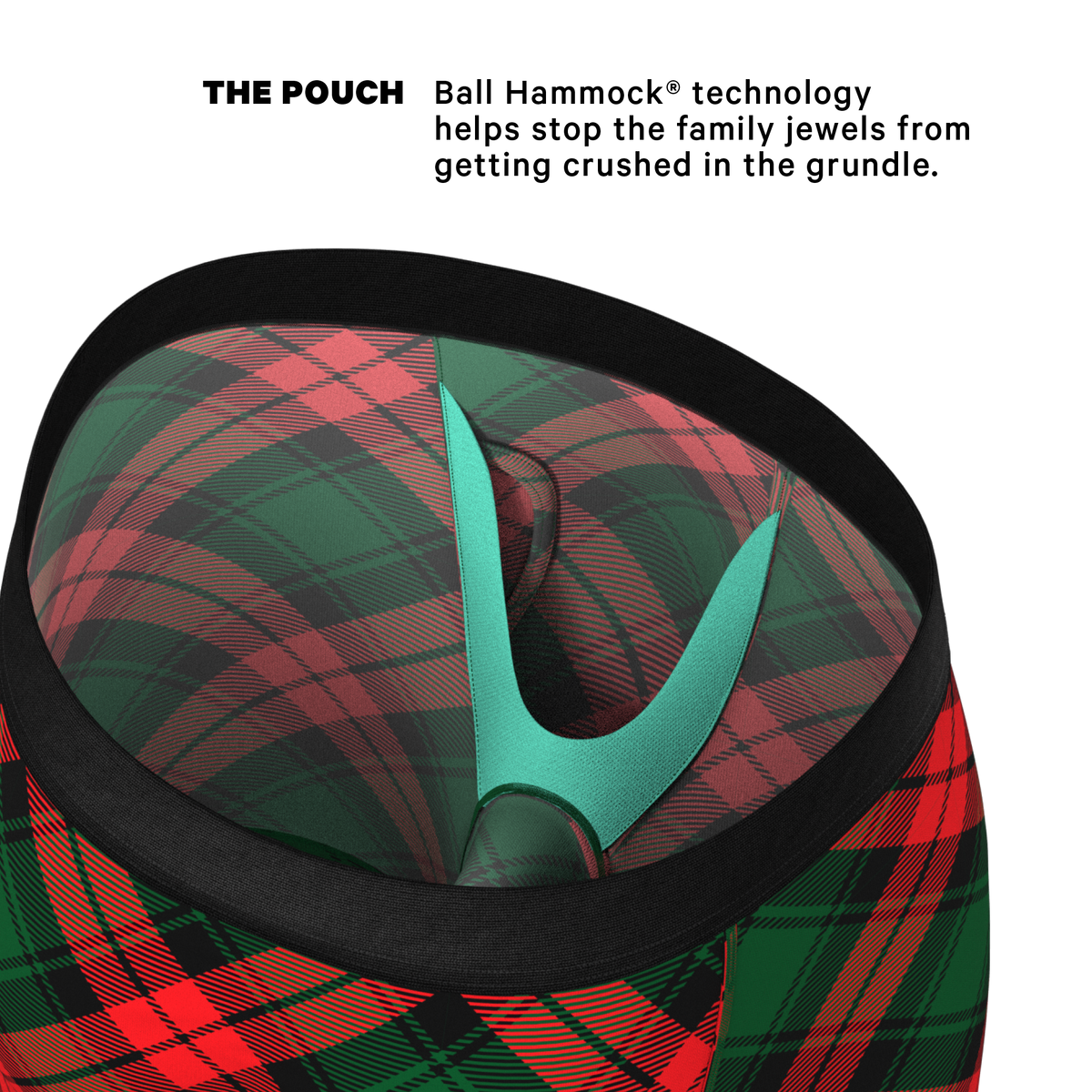 The Under the Mantel | Christmas Gift Ball Hammock® Boxer - Long Leg - Shinesty