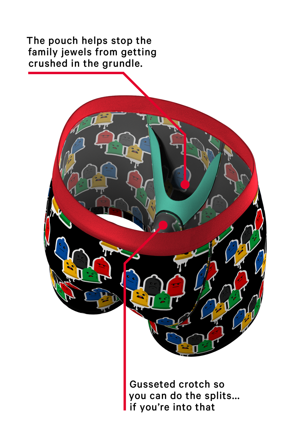 The Village Armor | Rubbers Ball Hammock® Pouch Underwear - Shinesty