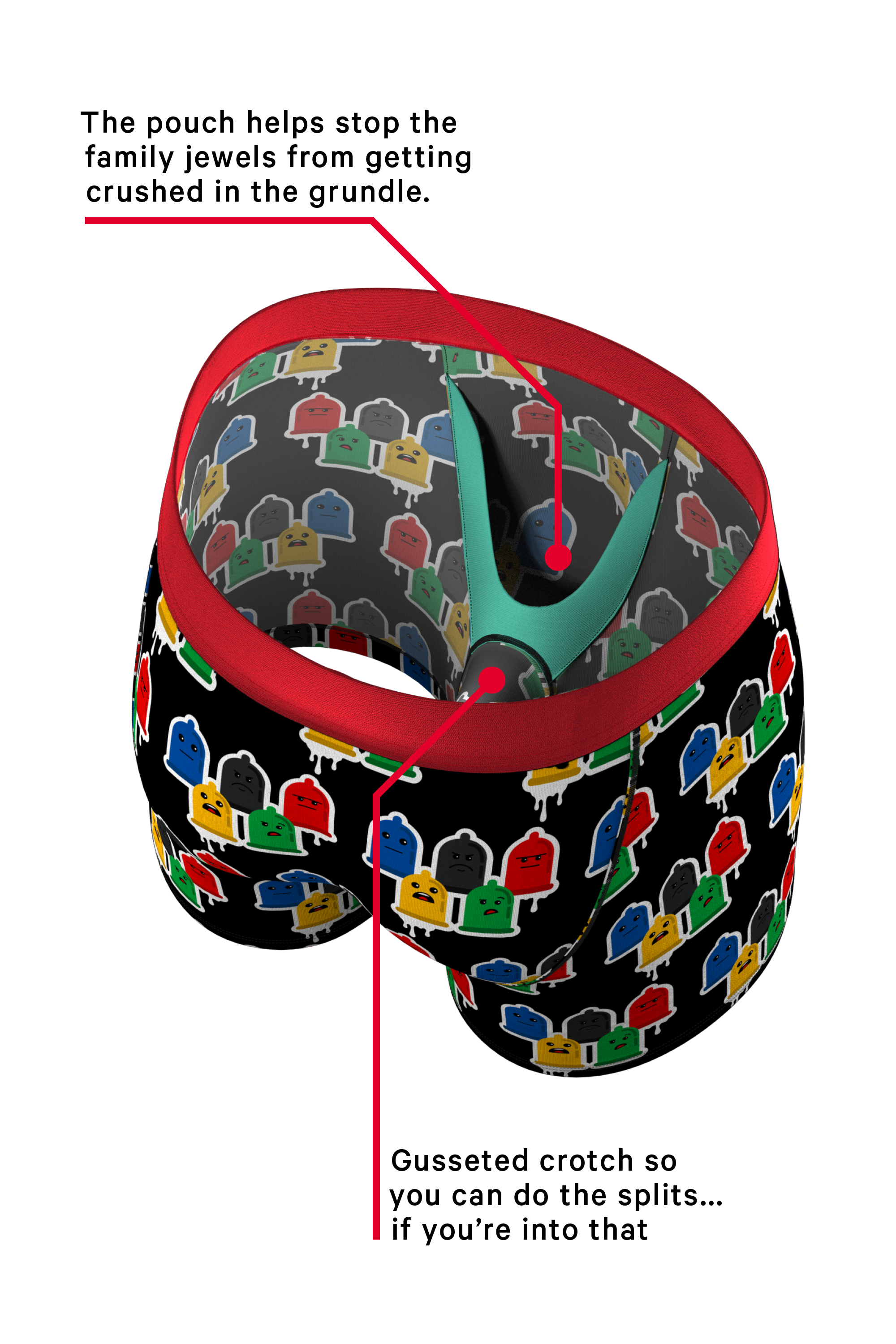 The Village Armor | Rubbers Ball Hammock® Pouch Underwear - Shinesty