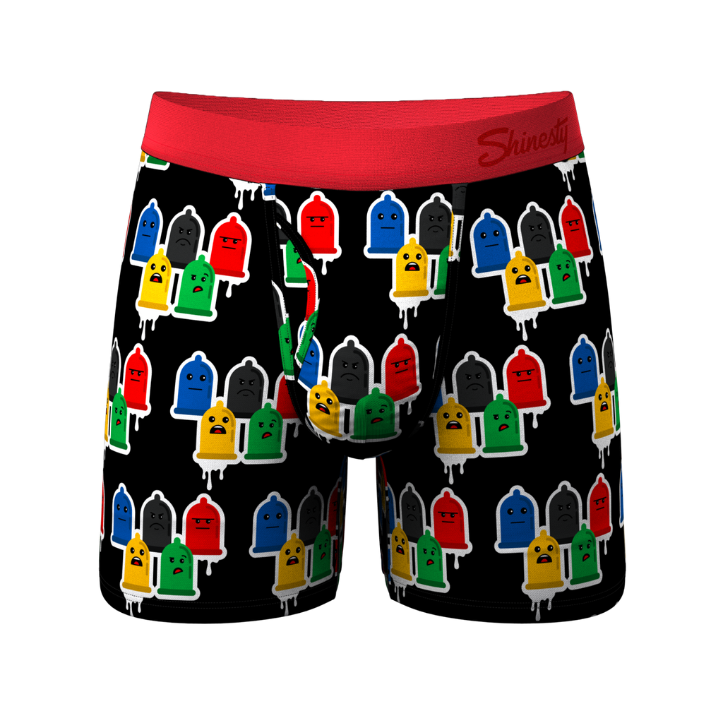 The Village Armor | Condom Ball Hammock® Boxer Briefs With Fly - Shinesty