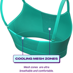 The Young Grasshopper | Green paradICE™ Boob Hammock™ Cooling Bralette - Shinesty