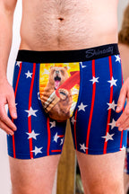The Bearly Theres | USA Grizzly Bear Ball Hammock® Pouch Underwear - Shinesty