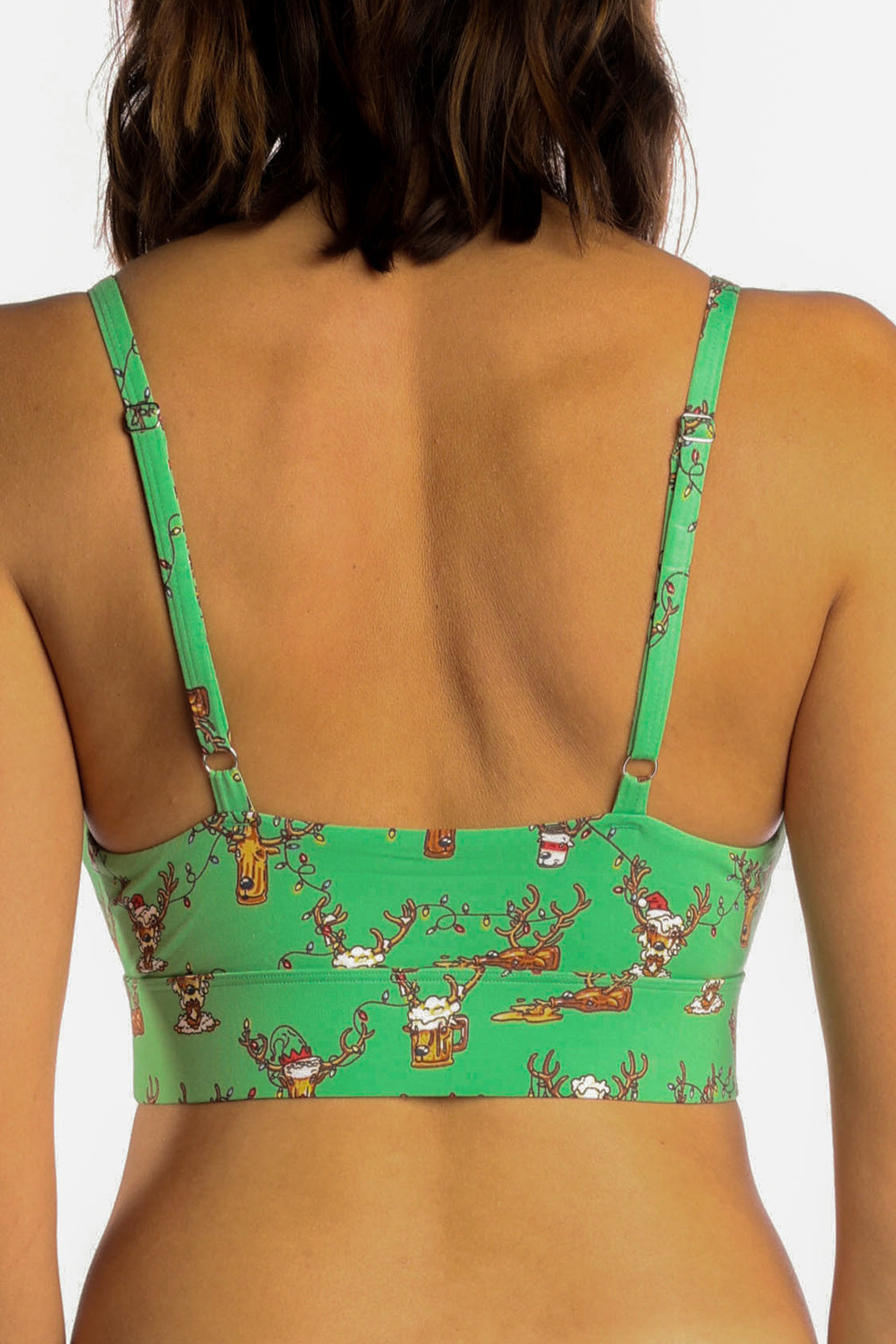 The Blitzened | Reindeer Beer Boob Hammock™ Scoop Bralette - Shinesty