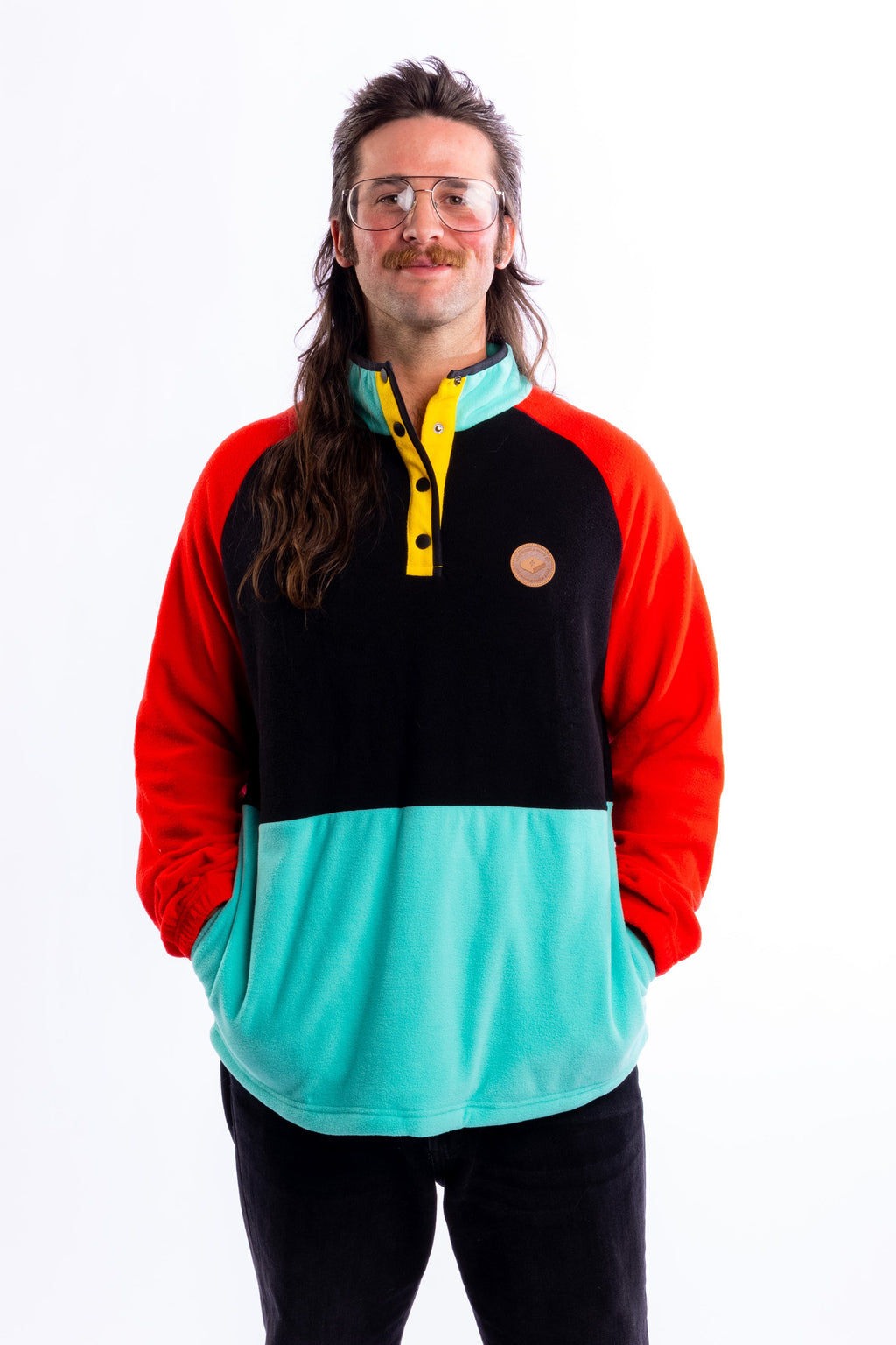 The Radio Station | Retro Colorblock Fleece - Shinesty