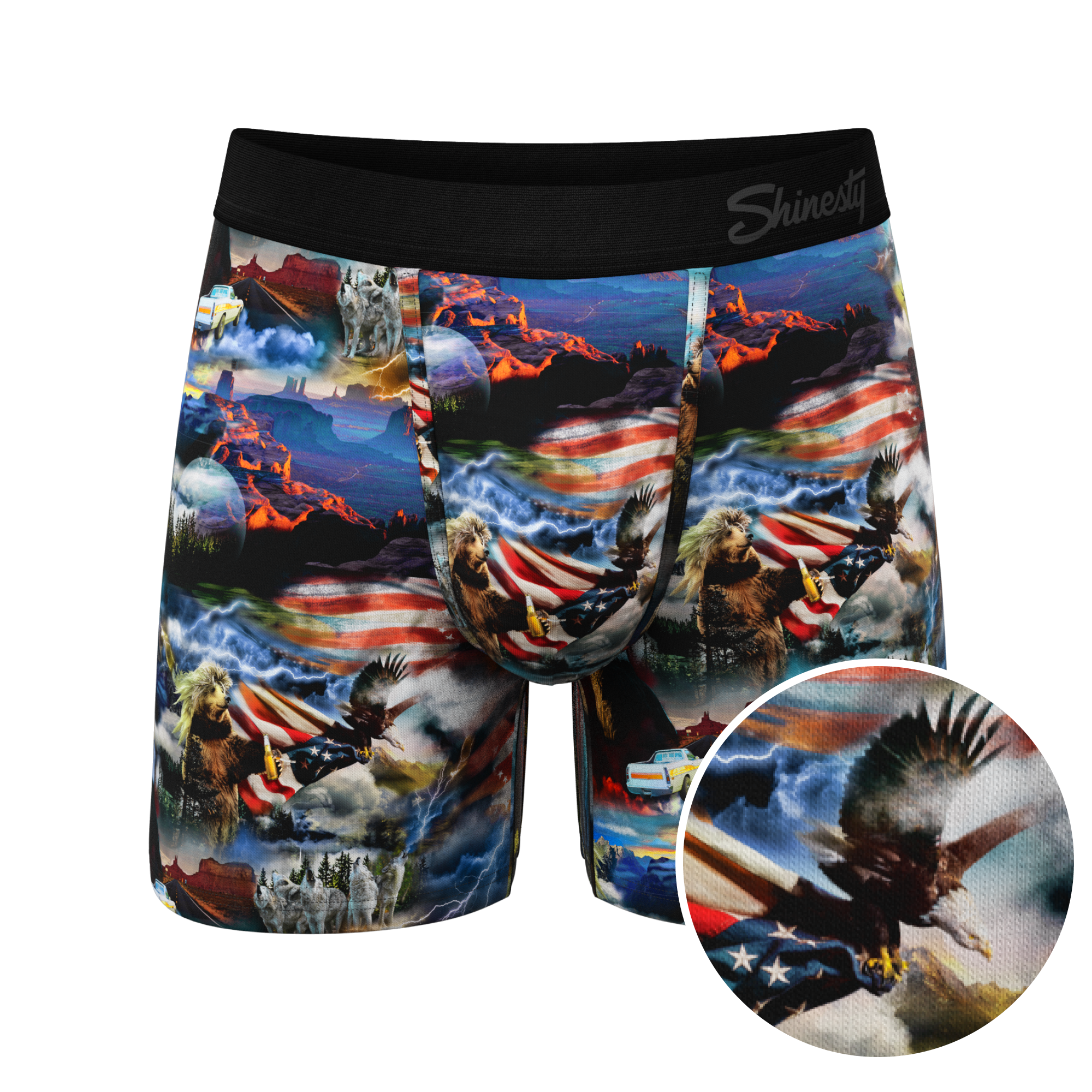 The Home Sweet Home | America Themed  Ball Hammock® Pouch Underwear - Shinesty