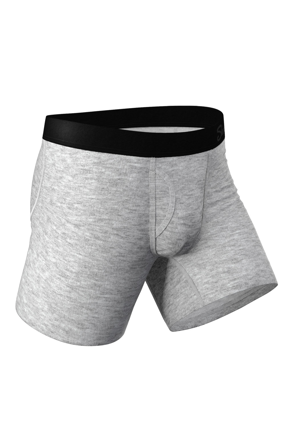The Intramural Champ | Grey Bikini and Ball Hammock® Boxer With Fly Matching Couples Underwear Pack - Shinesty